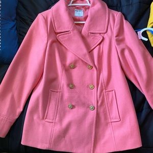 Old Navy Pink Winter Pea Coat